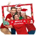 thumbnail image 2 of Accesorios para selfies con fotomatón de papel navideño, marcos para fotos, suministros para fiestas, decoraciones navideñas, de invierno y de Año Nuevo, suministros para recuerdos, 2 of 5