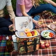 thumbnail image 5 of FORMRS Insulated Cooler Bag 24 Cans Capacity Soft Leakproof Lunch Box with Side Pockets, Colorful Autumn Leaves, 5 of 7