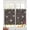 Brown, variant on Japanese Style Sheer Curtains 39 Inch Length 2 Panels Set for Living Room/Bedroom, Vintage Cranes Ocean Wave Black Grey Kitchen Curtains Grommet Semi-Sheer Curtains Window Treatments 27.5"x39"x2