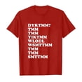 thumbnail image 3 of Casual Womens Crew Neck Tee Short Sleeve Printed Graphic Top For Everyday Wear Comfortable StyleRedXL, 3 of 3