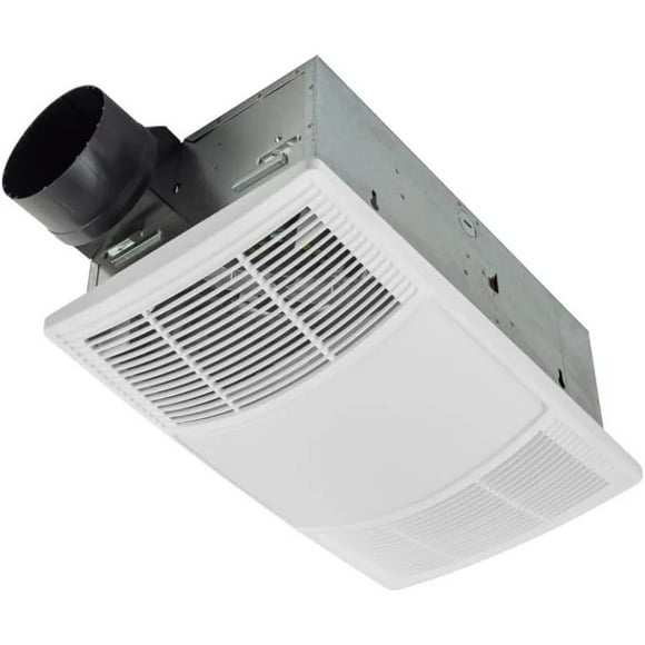 Bathroom Exhaust Fan, Heater, and LED Light Combination, 80 CFM ,High-Efficiency