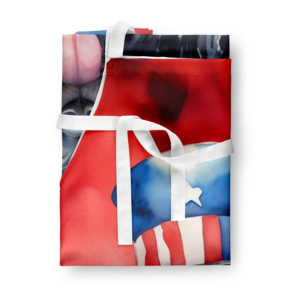 Puli Patriotic American Apron 27 in x 30 in