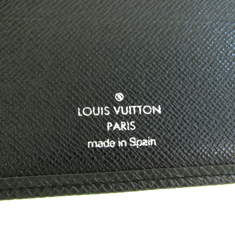 Louis Vuitton Wallet Purse Bifold Taiga Brown Taiga Leather Mens