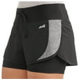 Women's Active Perforated Running Shorts With BuiltIn Compression