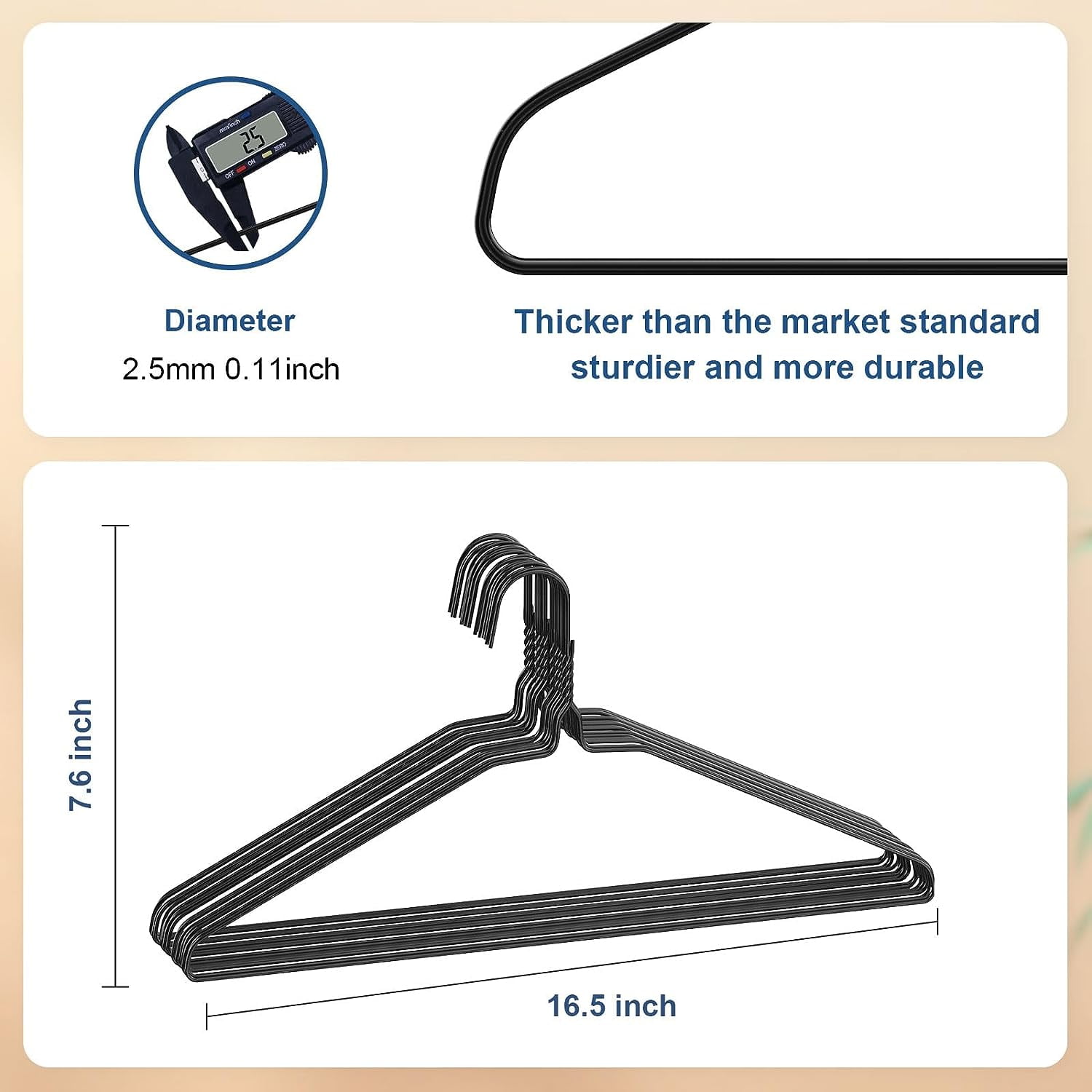 SPECILITE Wire Hangers 50 Pack, Metal Wire Clothes Hanger Bulk for Coats,  Space Saving Metal Hangers Non Slip 16.7 Inch Ultra Thin, for Standard Size  Suits, Shirts, Pants, Skirts - Yahoo Shopping