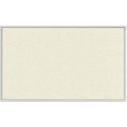 Ghent's Vinyl 2' x 3' Bulletin Board with Aluminum Frame in Ivory