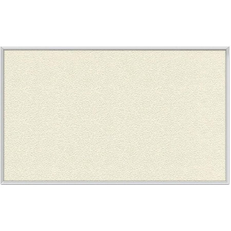 Ghent's Vinyl 2' x 3' Bulletin Board with Aluminum Frame in Ivory