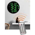 thumbnail image 3 of serony Wall Clock USB Powered Clock Digital Clock for Living Room Green Light, 3 of 8