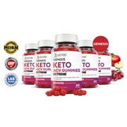 (5 Pack) Genesis Keto Extreme ACV Gummies 2000mg Dietary Supplement 300 Gummys
