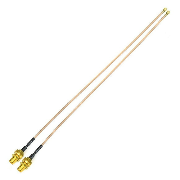 WiFi Antenna Adapter Coaxial Pigtail Cable for RP-SMA Connection 2-Pack