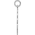 thumbnail image 2 of Sterling Silver Rh-Plt Engraveable Polished Front/Satin Back Disc Charm (31 X 26) Made In United States qm421/27, 2 of 5