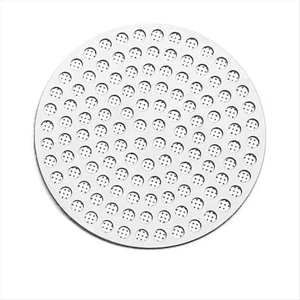 Filtro Fino de Doble Capa de Acero Inoxidable 304 para Cafetera de Portafiltro de 53 mm.