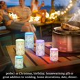 thumbnail image 4 of Yayeee Flameless Candles with Remote Flickering Battery Operated Multi Color Changing, Birds Sunflowers, 4 of 7