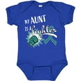 thumbnail image 3 of Inktastic Ovarian Cancer Awareness My Aunt is a Fighter Boys or Girls Baby Bodysuit, 3 of 5