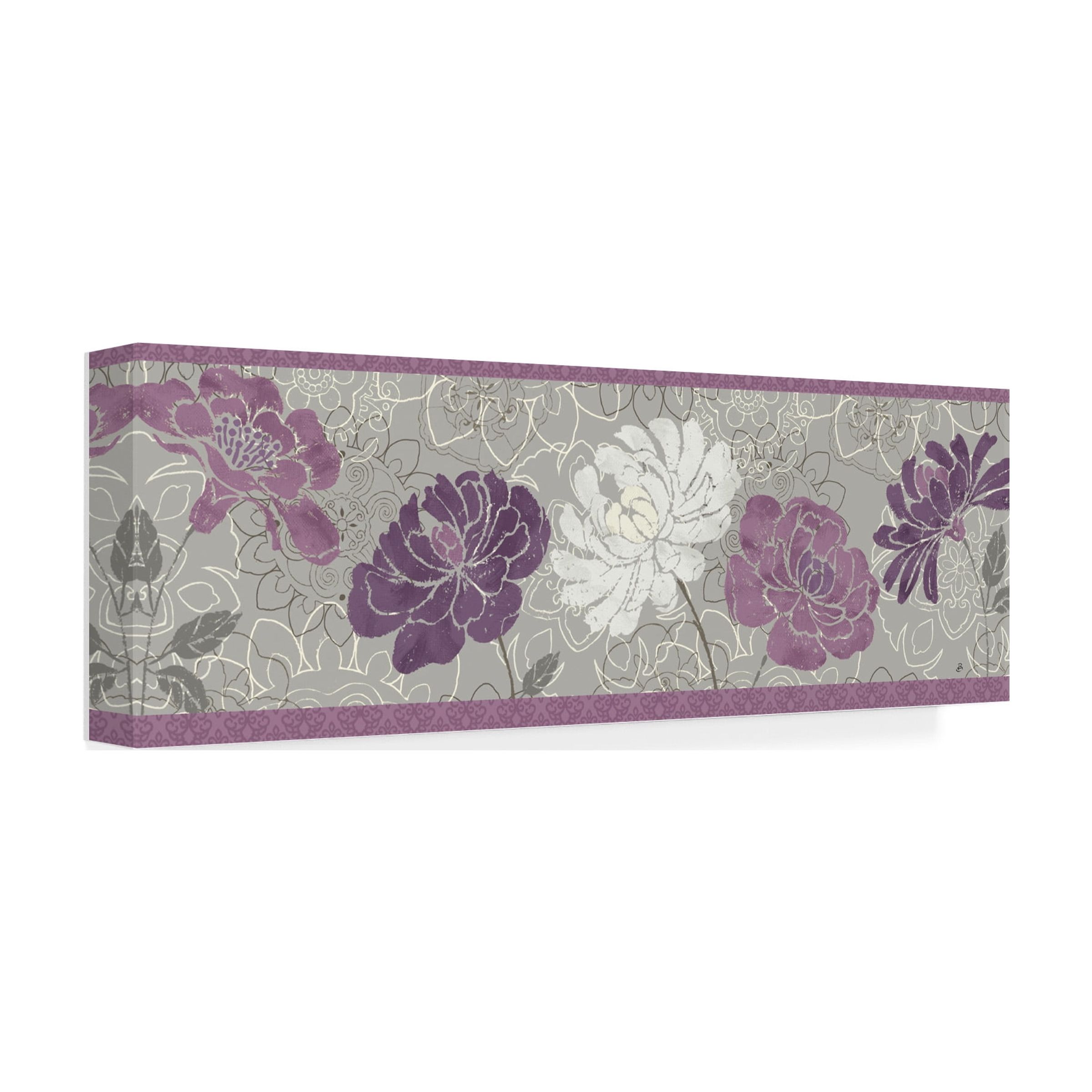 Daphne Brissonnet 'Morning Tones Purple III' Canvas Art