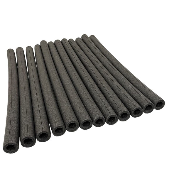 Foam King Insulating Foam Pipe Covers - 12 Pack Choose Size (1 inch)