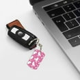 thumbnail image 5 of Wukai Cute Poodle Dog Print Rectangular Metal Keychain: Sleek and Durable Key Ring for Securely Holding Keys Perfect for Everyday Use, 5 of 5