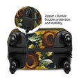 thumbnail image 4 of Daiia Starry Sky Moon Sunflower Luggage Cover, Thickened Washable Travel Luggage Covers, Elastic Unique Baggage Covers for 18-20 inch Luggage-Medium, 4 of 9