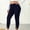 Dark Blue plus size high waisted leggings a1, variant on BRELIL Women's Plus Size High Waisted Stretch Ankle Pants Casual Solid Leggings Trousers Loose Fit Comfortable Yoga Lounge Pants Fall Winter Outfits, Red 4XL
