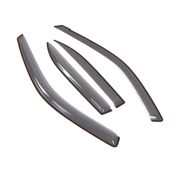 Tuningpros LGWV2-248 Window Visor Light Tinted 4 Pcs Set For 2000-2005 Hyundai Accent Sedan