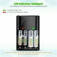 thumbnail image 4 of Chargeur de Pile Universel SR AA/AAA/9V, Chargeur Rapide 6802, 4 of 5