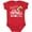 Red, variant on Inktastic Uncle's Little Football Fan Boys or Girls Baby Bodysuit
