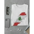 thumbnail image 3 of Lebanon Flag Colorful Splashes T-Shirt Men -Image by Shutterstock, Male Large, 3 of 4