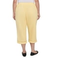 thumbnail image 2 of Alfred Dunner Womens Plus-Size Lace Dotted Trim Capri, 2 of 4