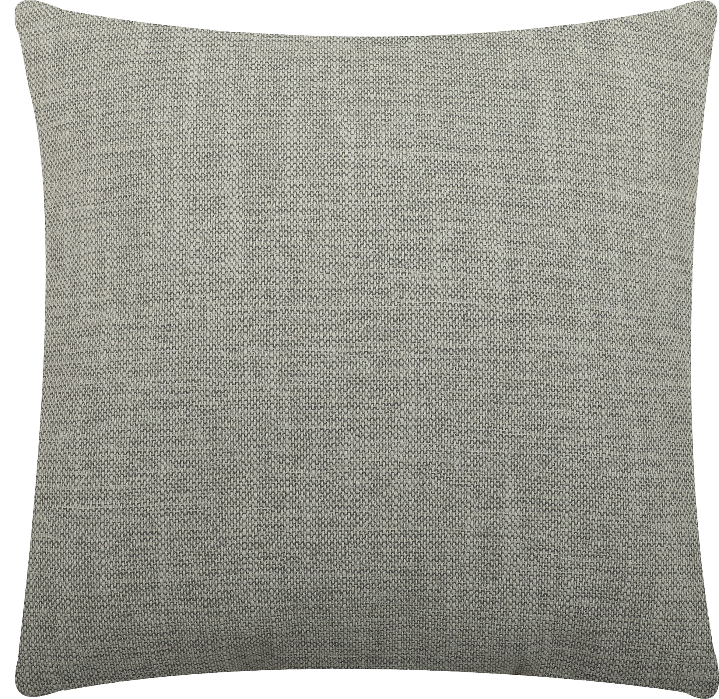 Mainstays Woven Slub Decorative Throw Pillow, Square, 1pc per pack, 18"x18", Gray