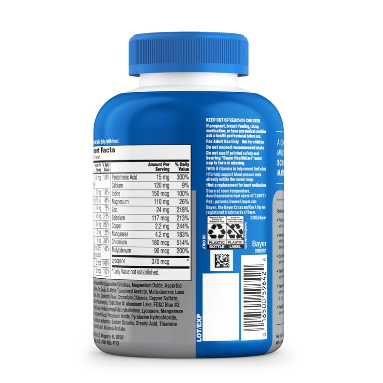 One A Day Men's 50+ Multivitamin, 200 Tablets photo 8