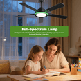 thumbnail image 6 of BAYSQUIRREL 52" Ceiling Fans with Lights,Bluetooth Speaker,6-Speed Reversible Motor,Full-Spectrum & Edge Ambient Lighting, Remote Control, 6 of 9