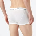 thumbnail image 4 of Calvin Klein Mens Underwear Cotton Stretch Trunk 3 Pack X-Large White, 4 of 8