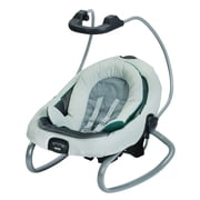 Graco DuetSoothe Baby Swing and Rocker with Portable Seat, Sapphire Green