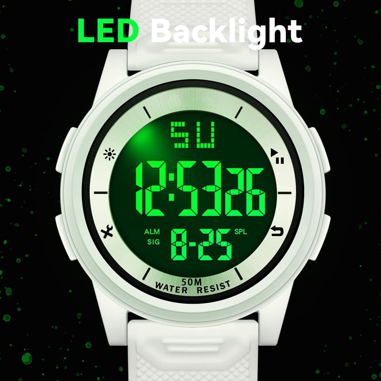 Watch for Men, Men Digital Sport Watch with Stopwatch/Alarm  display picture 2