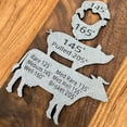 BBQ Gifts Meat Temperature Magnet, Chicken, Beef, Pork, Fish Animal