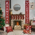 thumbnail image 2 of Yescom Merry Christmas New Year Door Sign,Porch Sign Banner,Hanging 2 Pack Xmas Party Decorations, 2 of 8