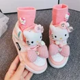thumbnail image 2 of Sanrioed-zapatillas de deporte de dibujos animados My Melody Cinnamoroll HelloKittys para niños, Zapatillas altas Kawaii para deportes al aire libre, zapatos para correr, regalo para niños, 2 of 5