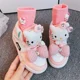thumbnail image 2 of Sanrioed-zapatillas de deporte de dibujos animados My Melody Cinnamoroll HelloKittys para niños, Zapatillas altas Kawaii para deportes al aire libre, zapatos para correr, regalo para niños, 2 of 5