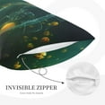 thumbnail image 5 of Balery Jelly Fish Bedding Queen Pillow Cases - Envelope Closure - Soft Brushed Microfiber Fabric - Shrinkage and Fade Resistant Pillow Cases-20"x30", 5 of 9