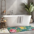 thumbnail image 2 of Pioneer Flower Floral Print Pattern Kitchen Rug Mat,Kitchen Runner Rugs Non Skid Washable,Decorative Kitchen Floor Mats for Kitchen,Sink,Laundry,17"x47.2", 2 of 7