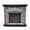 Gray, variant on 36" Electric Fireplace Mantel with Faux Brick-Grey