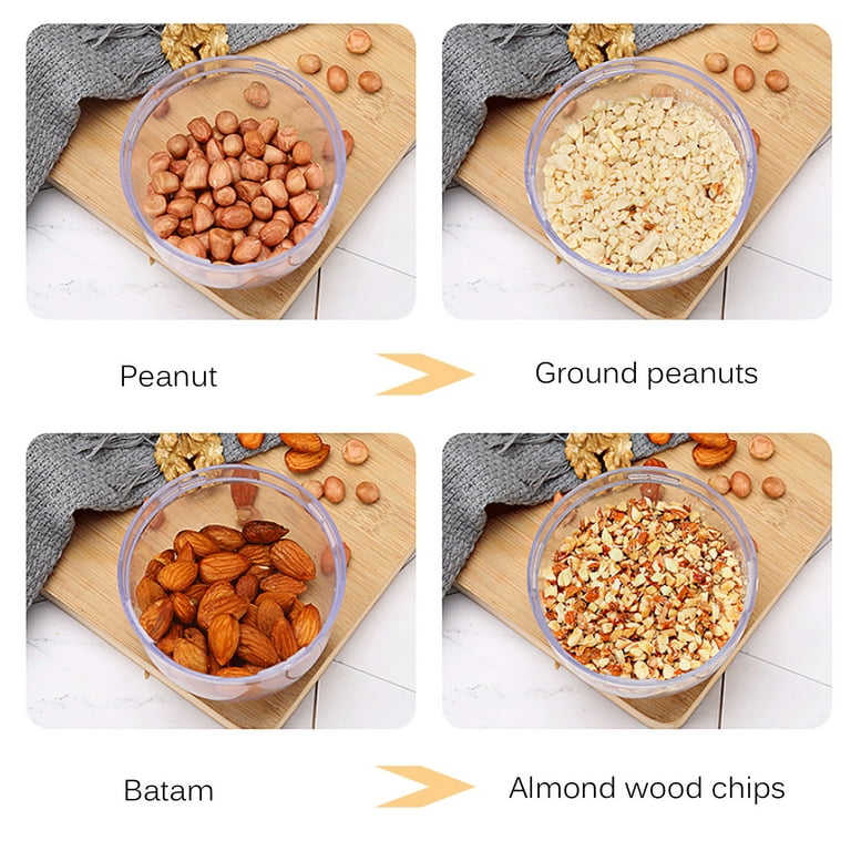 SALUTUY Manual Nut Chopper Multifunctional Nut Grinder Nut Dry Fruit Cutter  And Slicer Chopper Sturdy For Pecans For Hazelnuts For Kitchen