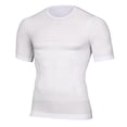 thumbnail image 1 of Hombres Adelgazamiento Compresión Fitness Abs Pecho Barriga Gimnasio Body Shaper Blanco M Sunnimix body shaper para hombres, 1 of 8