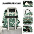 thumbnail image 3 of FORMRS Mini Backpack Purse for Women Quilted Travel Daypack Casual Shoulder Bag, Small White Flowers, 3 of 7