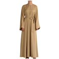 thumbnail image 2 of PENGXIANG Femmes Musulmanes Abaya Longue Robe Imprimé Floral Vintage Kaftan Islamique Maxi Femmes Robes, 2 of 3