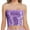 Light blue, variant on Tank Tops for Women 2025 New Fashion Mardi Holiday Womens Sparkling Sequins Stretch Clubwear Tube Top Womens Tank Tops Pink One Size