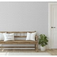 thumbnail image 5 of S4Sassy Geometric Knot Pattern Wallpaper Gray Walls Covering, 25" x 120" Self-Adhesive Vinyl Wall Paper, Decorative Wallwrap, Easy DIY Wall Covering For Bedroom, Living Room, Living Space, 5 of 9