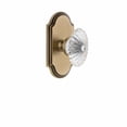 thumbnail image 4 of Grandeur 811517 Arc Solid Brass Rose Dummy Door Knob Set - Brass, 4 of 6