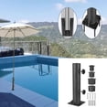 thumbnail image 3 of Necvior Outdoor Deck Umbrella Mount Bracket Replacement Clamps Deck Mount for Garden, 3 of 8