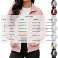 thumbnail image 3 of Tqcoqu Women's Stand Collar Full Zip Workout Track Jackets, Lightweight Long Sleeve Sweatshirts,2026 Trendy Fall Coat with Pockets, 3 of 9